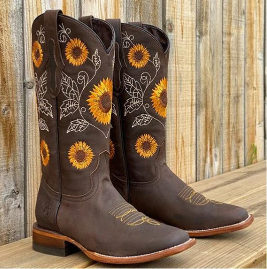 Betty | Women's Western Cowboy Boots with Wide Calf