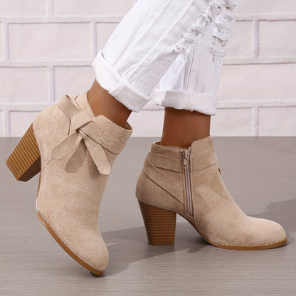 Lisa | Women's Chelsea Ankle Boots with Block Heel