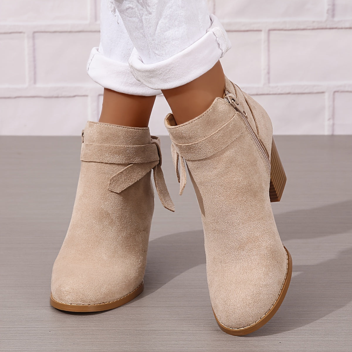 Lisa | Women's Chelsea Ankle Boots with Block Heel