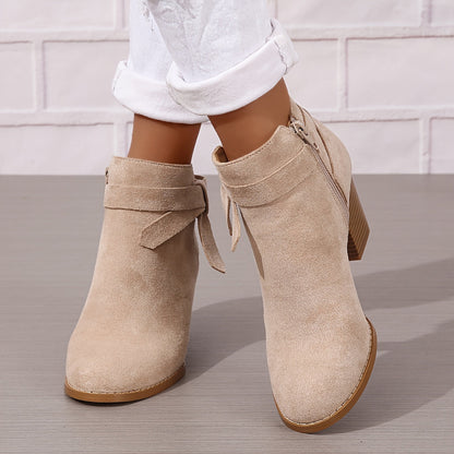 Lisa | Women's Chelsea Ankle Boots with Block Heel