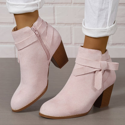 Lisa | Women's Chelsea Ankle Boots with Block Heel