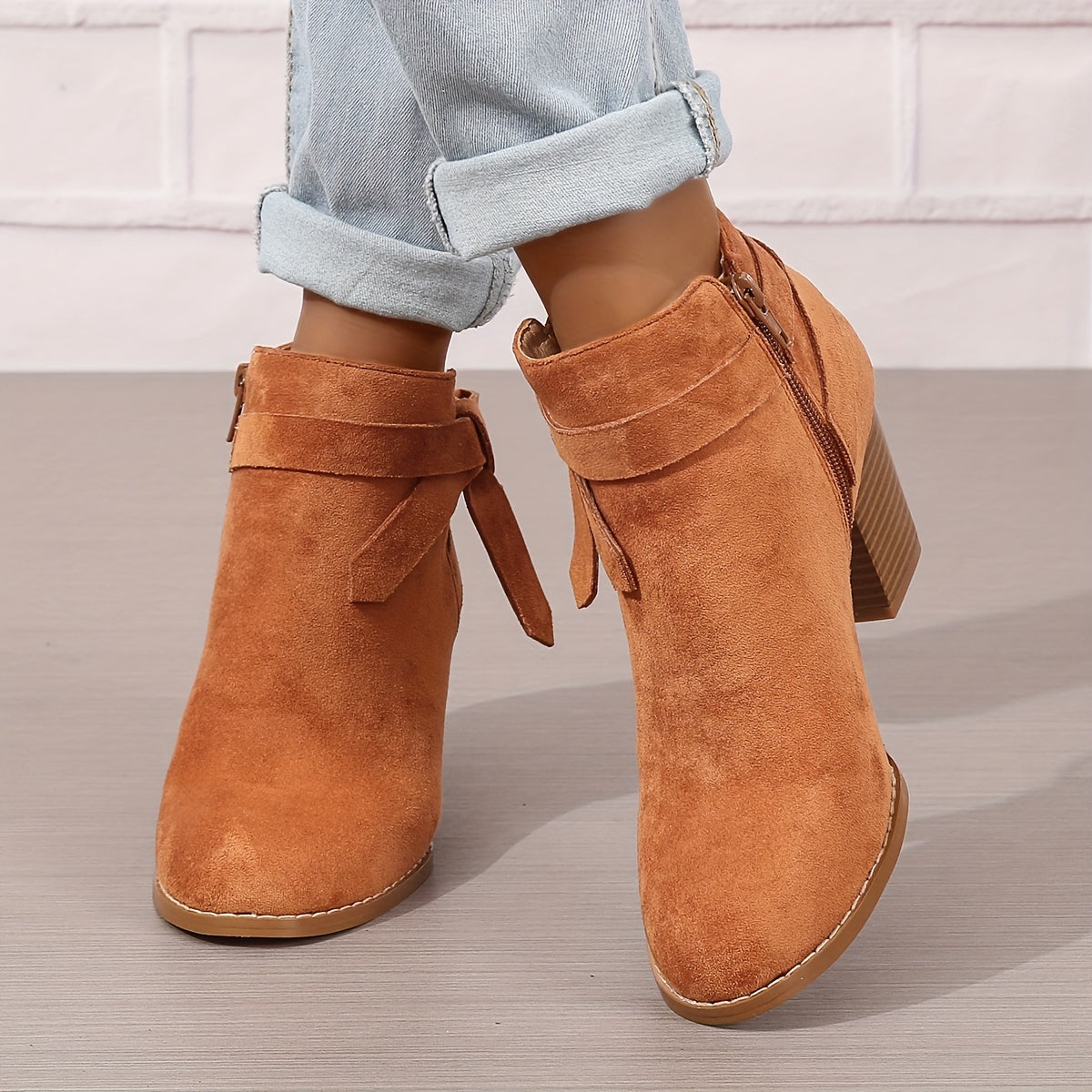Lisa | Women's Chelsea Ankle Boots with Block Heel