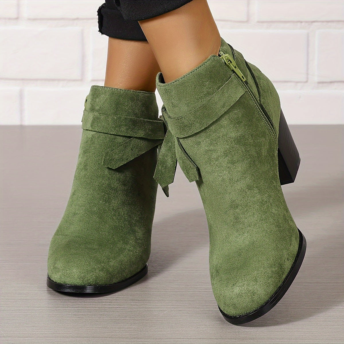 Lisa | Women's Chelsea Ankle Boots with Block Heel