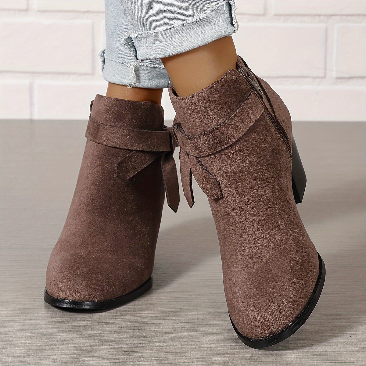 Lisa | Women's Chelsea Ankle Boots with Block Heel