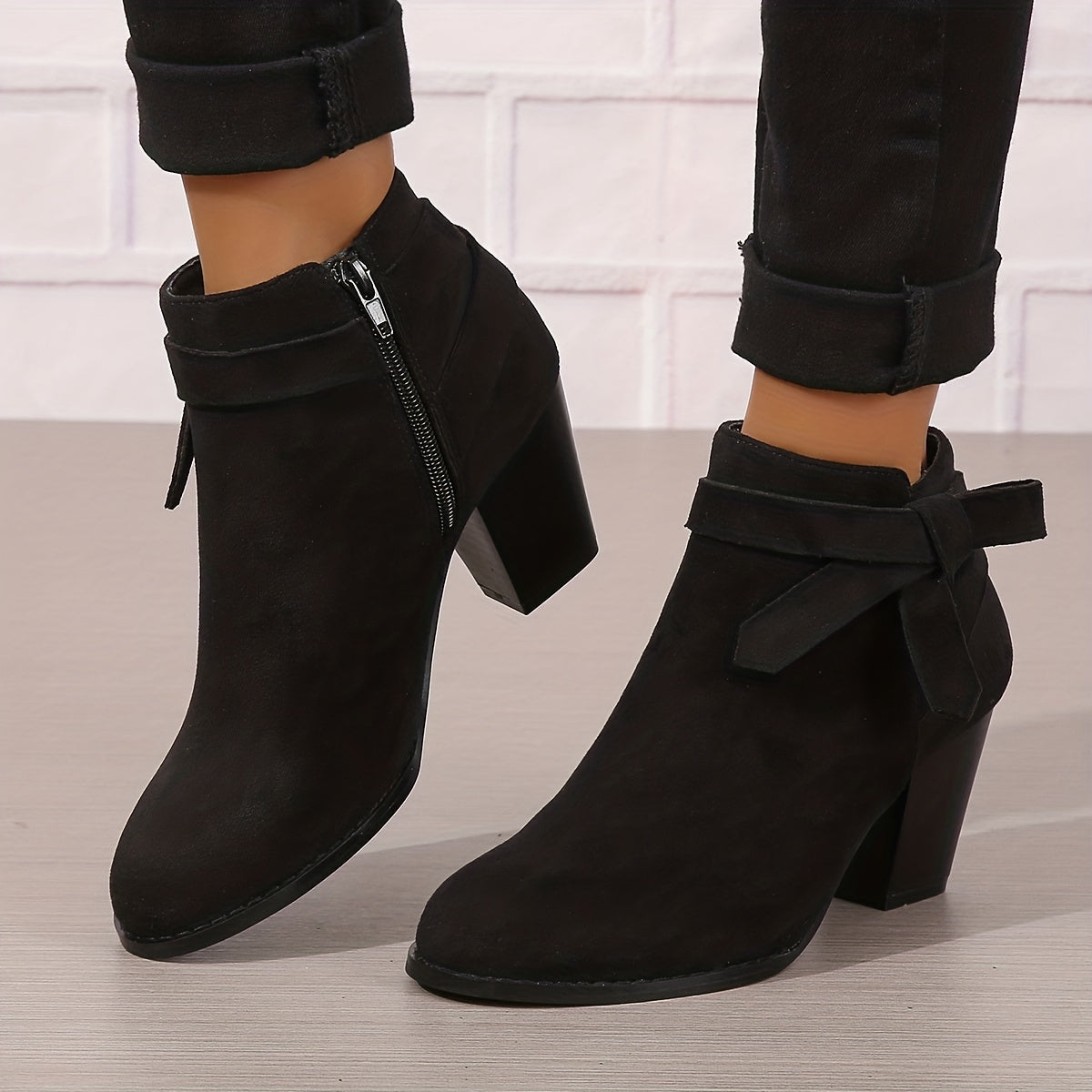 Lisa | Women's Chelsea Ankle Boots with Block Heel