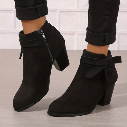 Lisa | Women's Chelsea Ankle Boots with Block Heel
