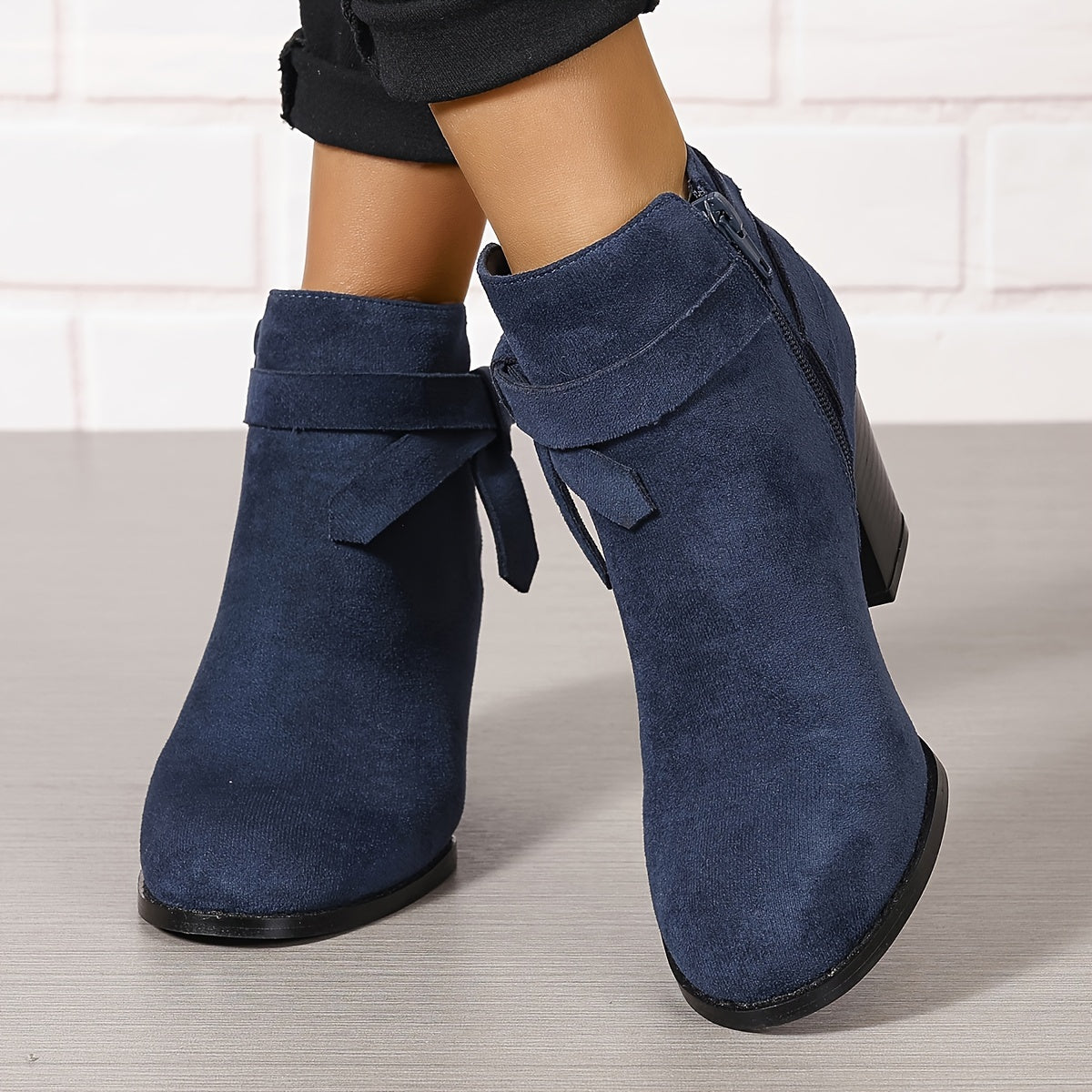 Lisa | Women's Chelsea Ankle Boots with Block Heel