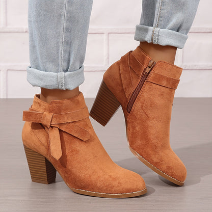 Lisa | Women's Chelsea Ankle Boots with Block Heel
