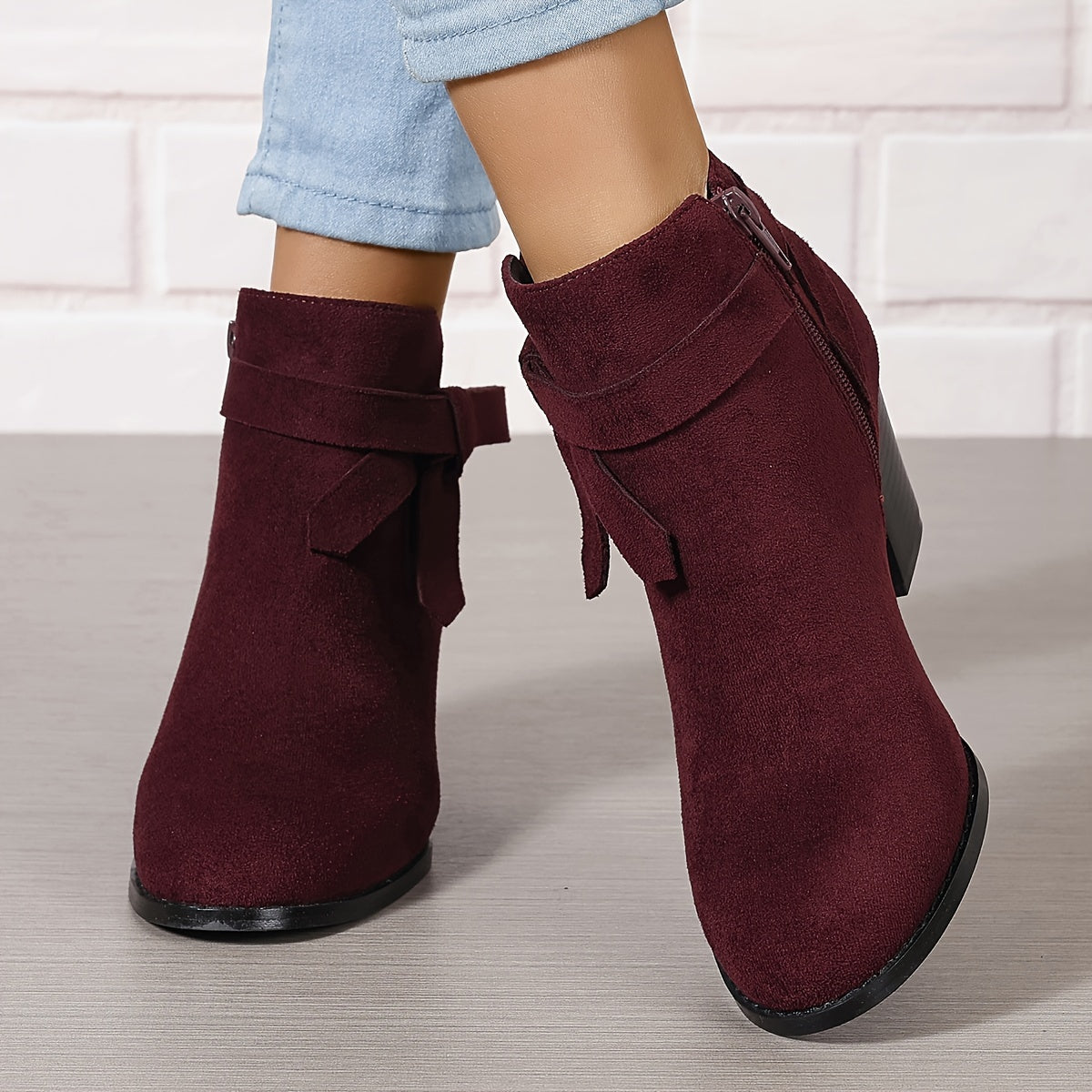 Lisa | Women's Chelsea Ankle Boots with Block Heel