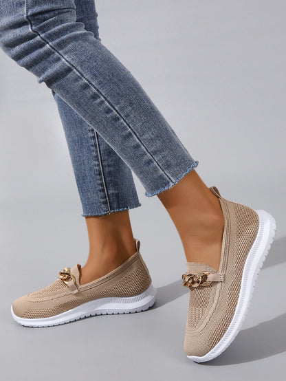 Catherine | Women's Casual Slip-On Knit Sneakers