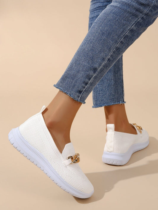 Catherine | Women's Casual Slip-On Knit Sneakers