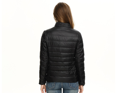 Elizabeth | Lightweight Down Jacket with Stand Collar