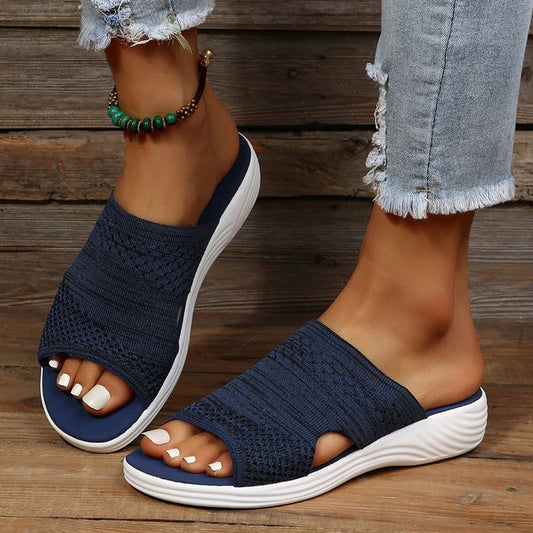 Theodora | Women’s slip on orthopedic slide sandals
