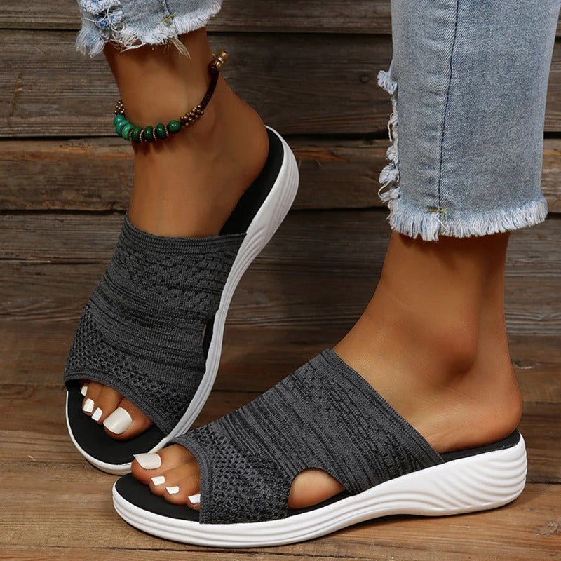 Theodora | Women’s slip on orthopedic slide sandals