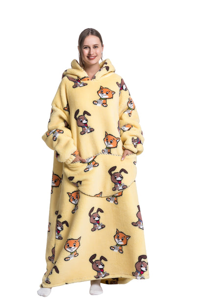 Ava | Fleece Hoodie Blanket for Winter
