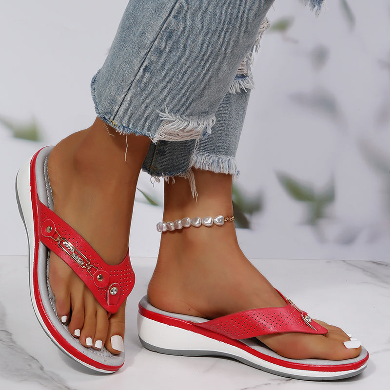 Jessalyn | Women’s Strappy Wedge Sandals | Stylish
