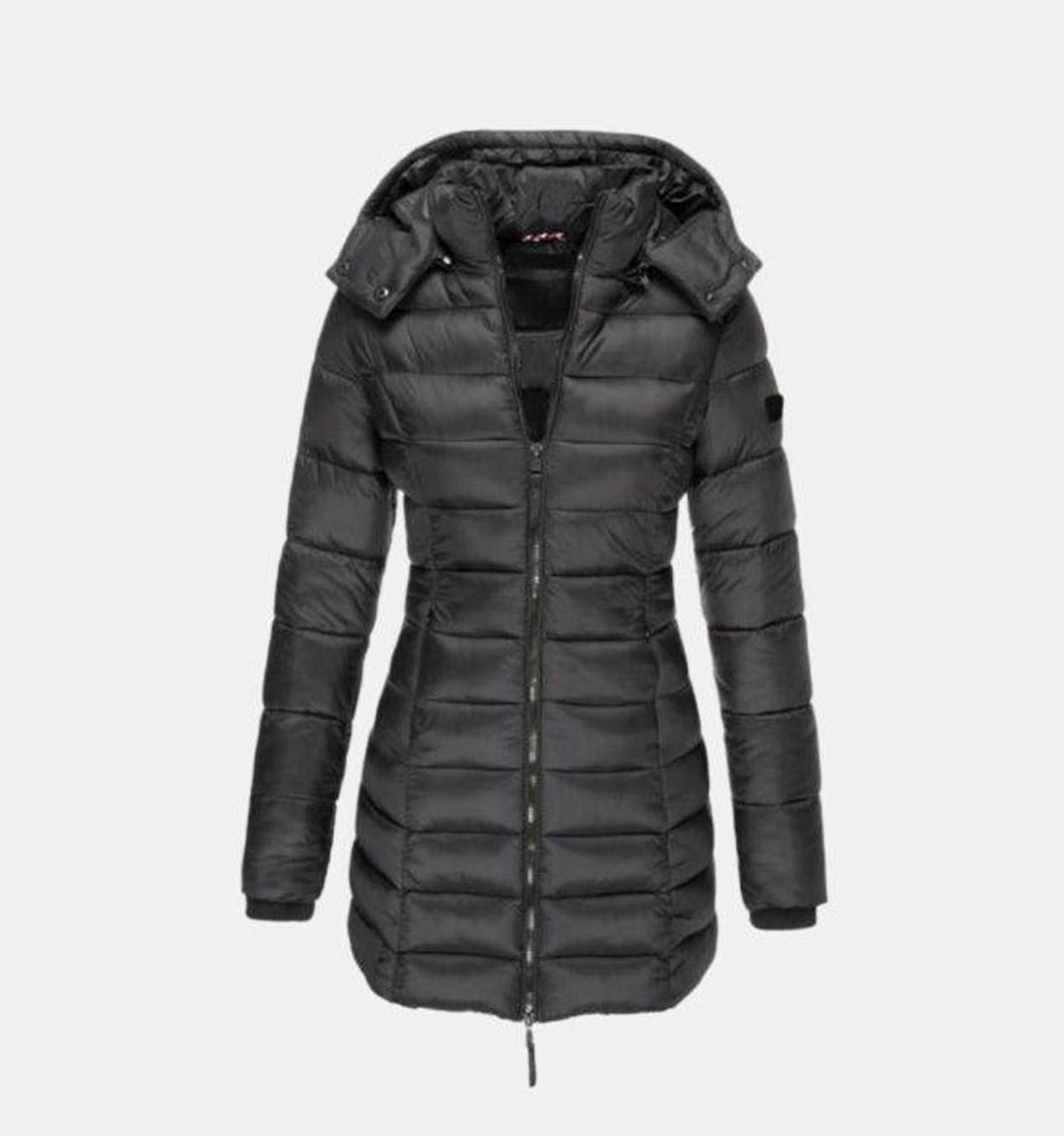 Charlotte | Women's Long Quilted Puffer Coat with Hood