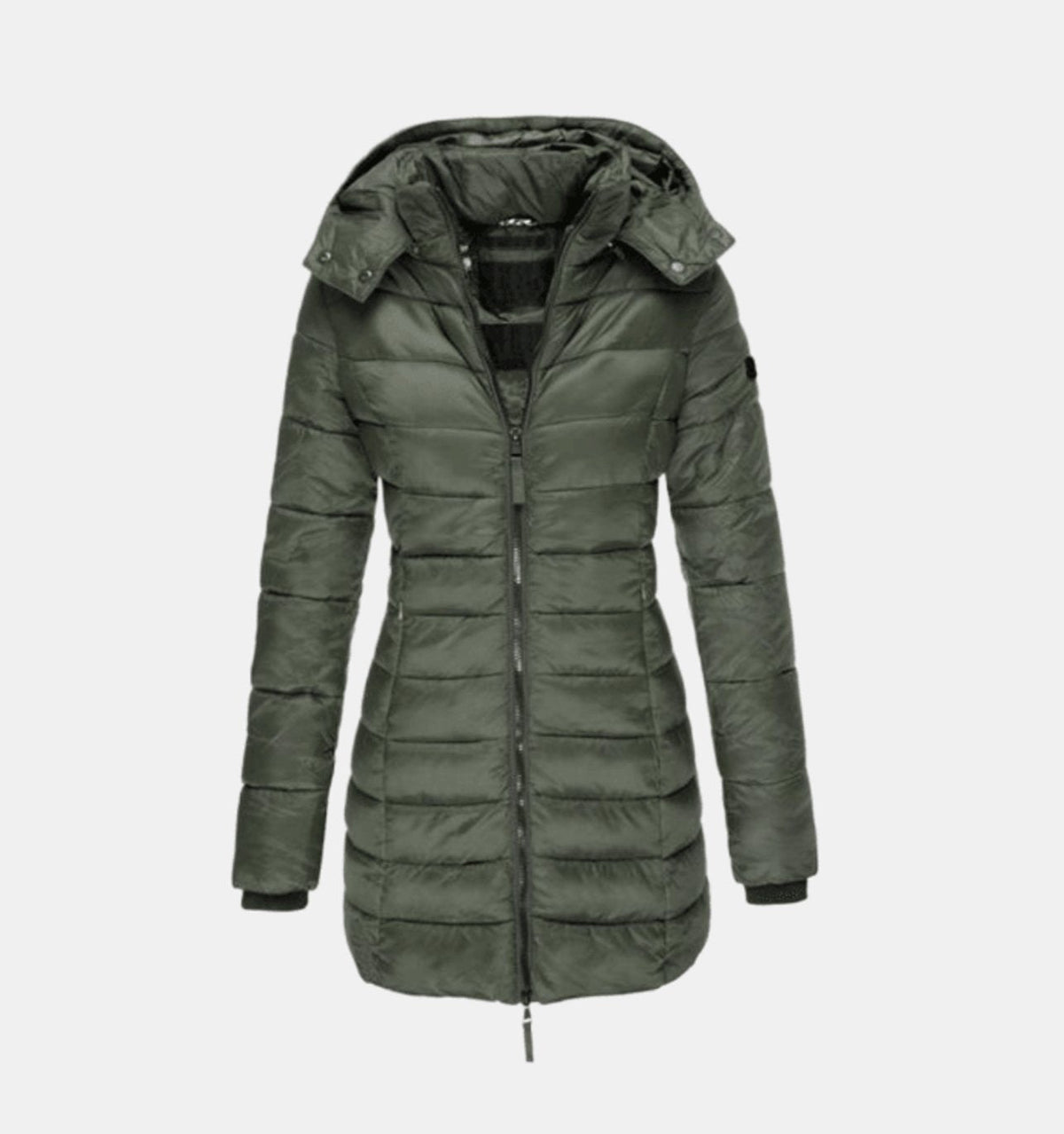 Charlotte | Women's Long Quilted Puffer Coat with Hood