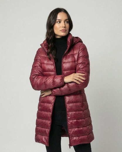 Johanna | Women's Ultra-Lightweight Slim-Fit Down Jacket with Hood