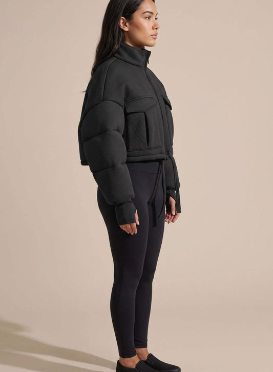 Angela | Women's Short Winter Jacket with Cargo Pockets