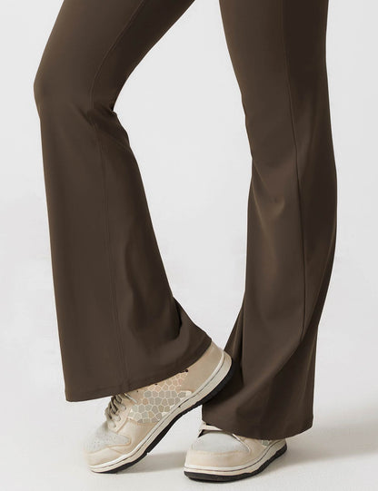 Grace | Open Back Yoga Jumpsuit with Flare Legs