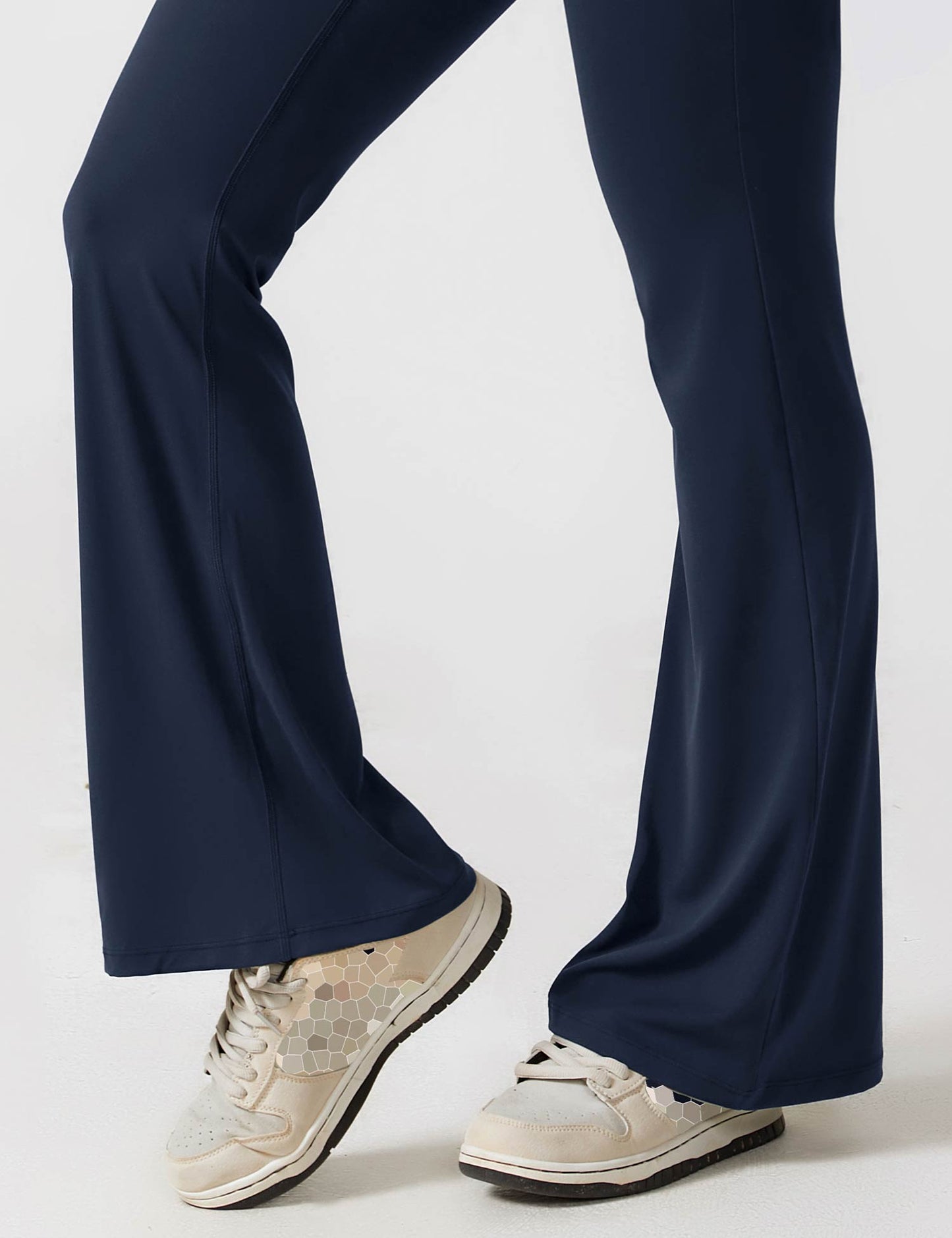 Grace | Open Back Yoga Jumpsuit with Flare Legs