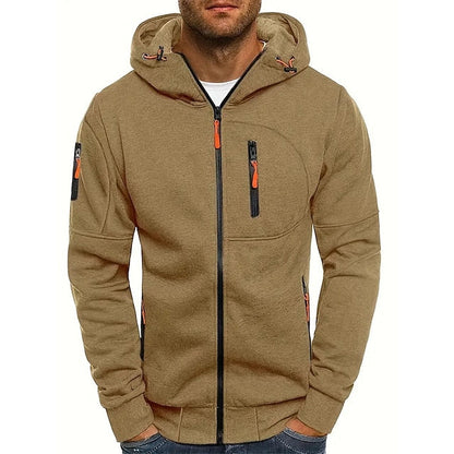 Ralfh | Men's Hooded Jacket with Full-Length Zip